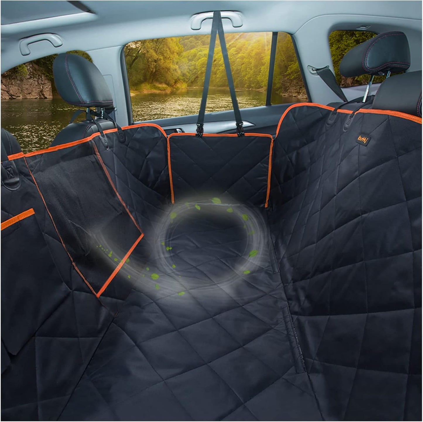 Dog Car Seat Cover for Back Seat Waterproof Dog Car Hammock