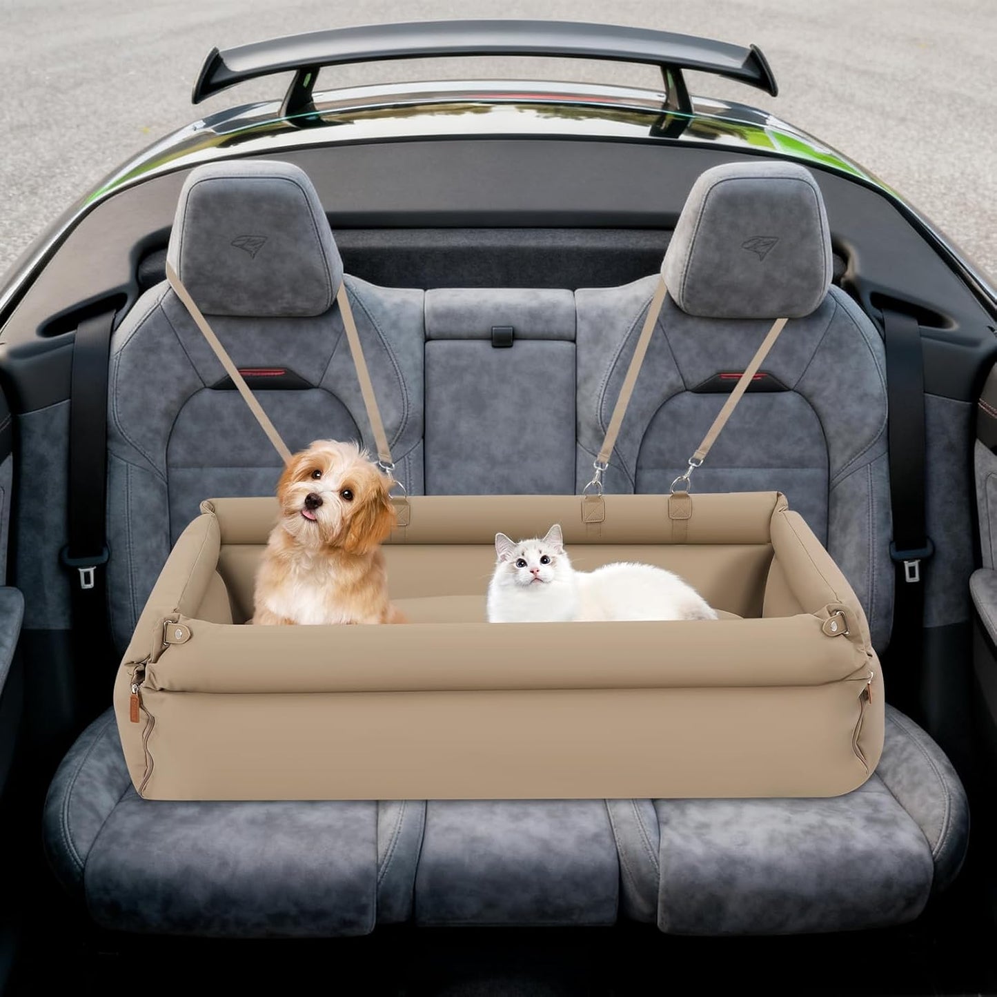 Small Medium Dog Car Seat, Washable Pet Booster Seats with
