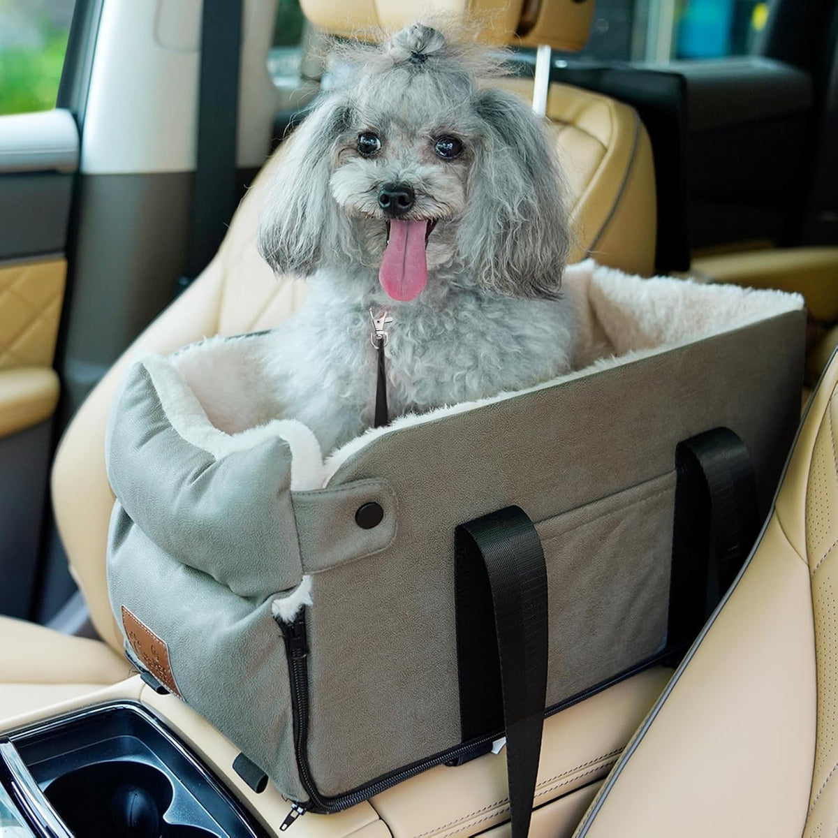 Dog Car Seat for Small Dogs Cats, Pet Travel Car Seat