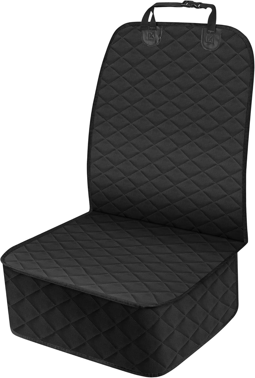 NECKORY Front Dog Seat Cover, Waterproof Car Seat Covers for Dogs Nonslip Scratch-Proof Dog Seat Cover Front Seat Cover for SUV, Trucks & Cars - S, Black