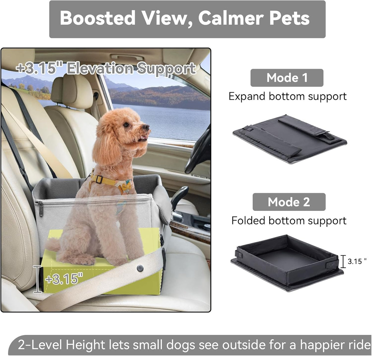Dog Car Seats for Small Dogs Under 25lbs – Safety Travel