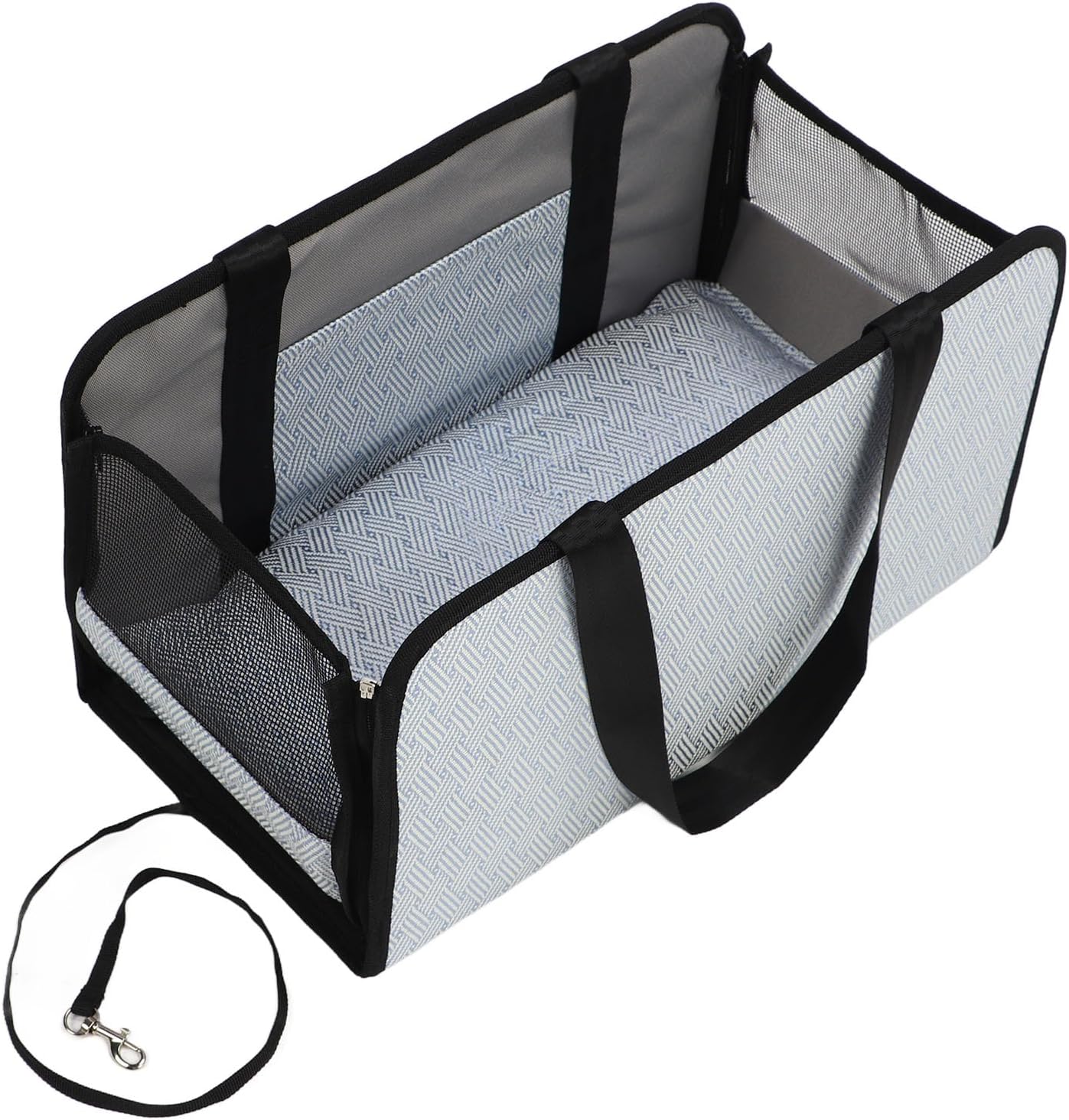 Center Console Dog Car Seat, Washable Foldable Adjustable
