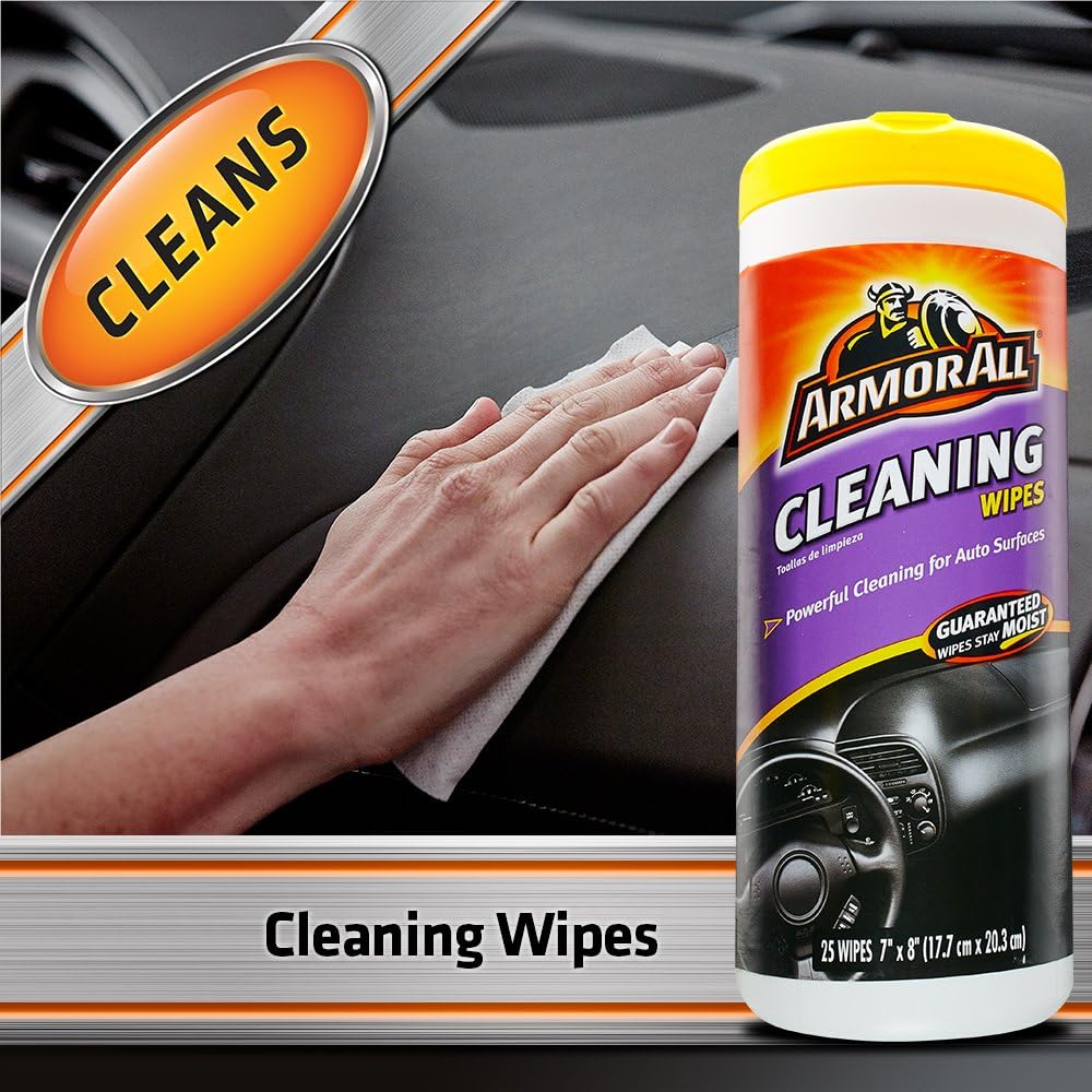Car Cleaning and Leather Wipes - Interior Cleaner for Cars