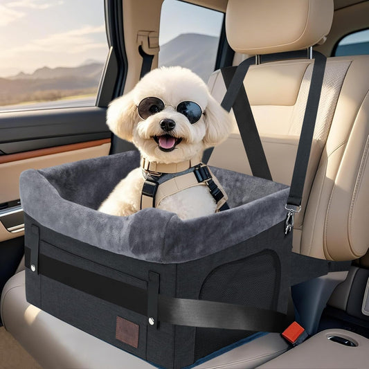 Dog Car Seat for Small Dogs, Detachable Washable Pet