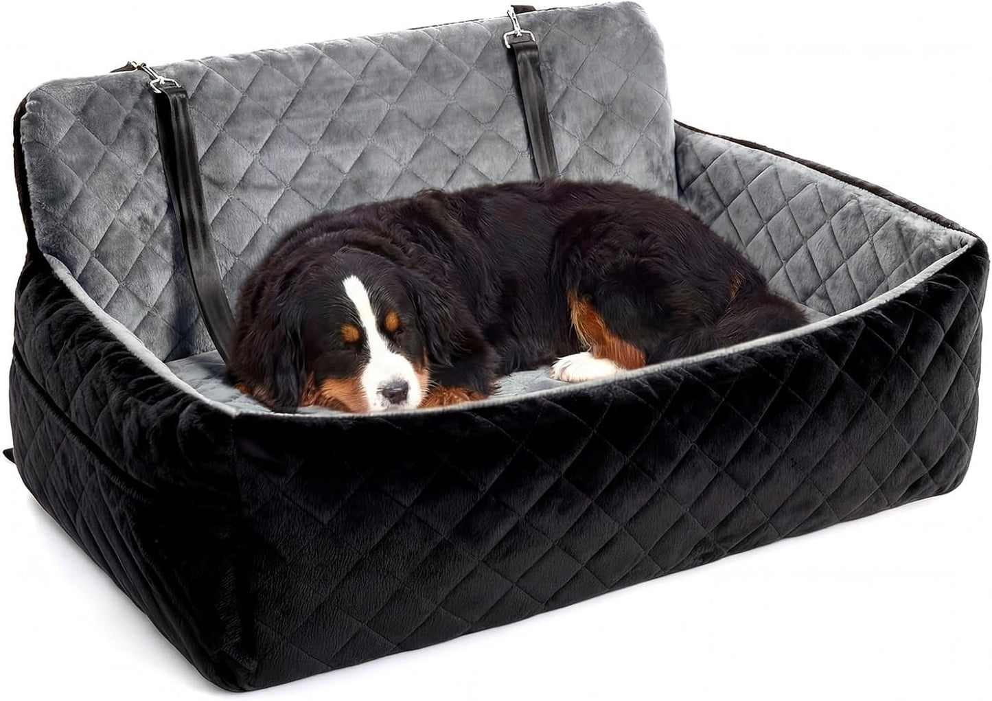Extra Large Dog Car Booster Seat with Safety Belt