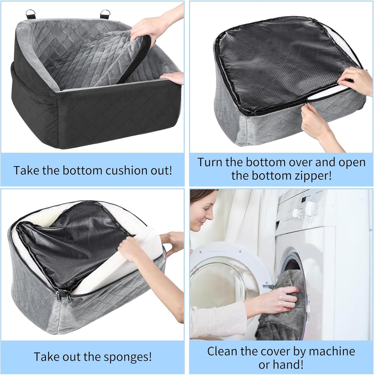 Suitable for Most Vehicles Dog Booster Car Seat for Small