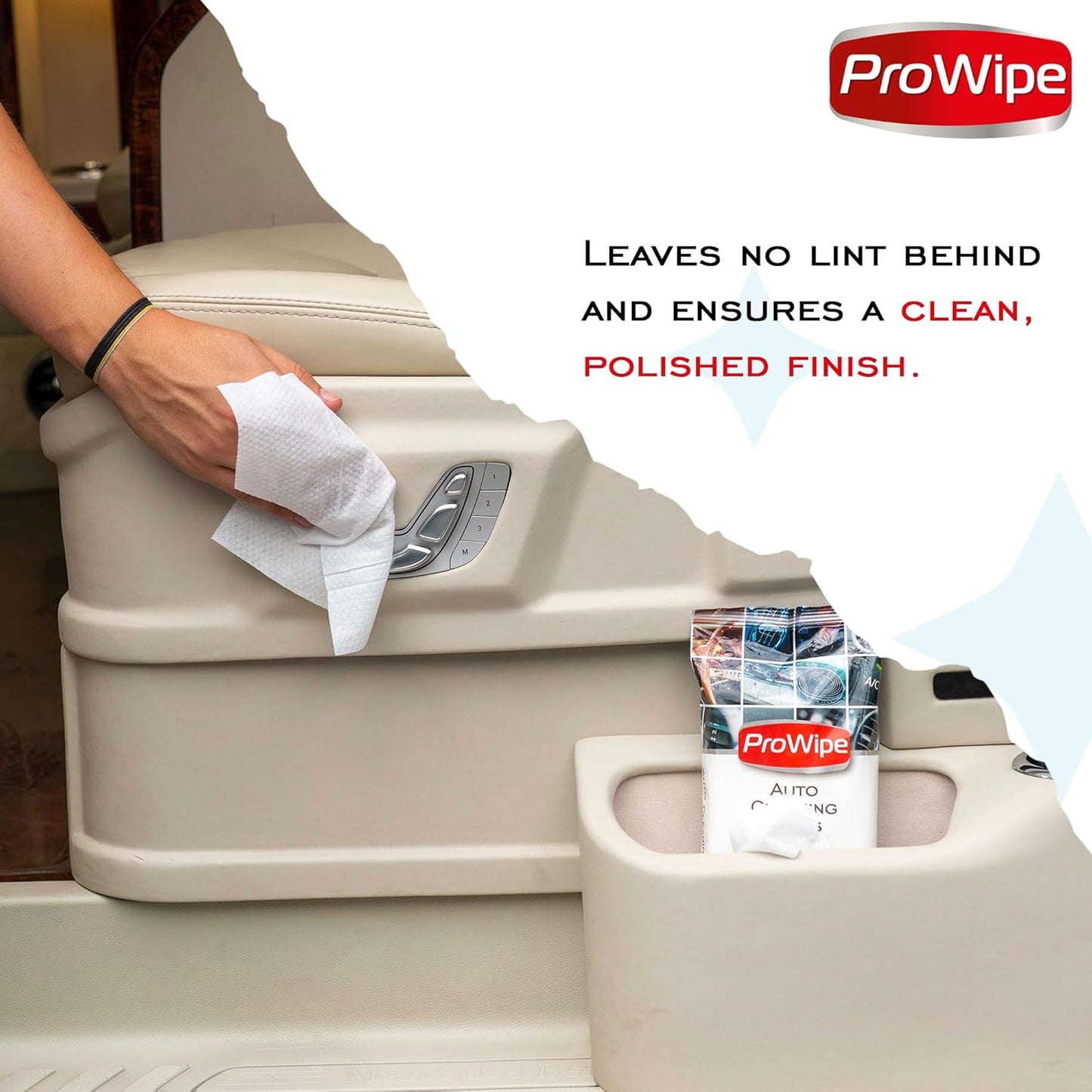 Car Cleaning Wipes - Car Interior Cleaner, Dashboard