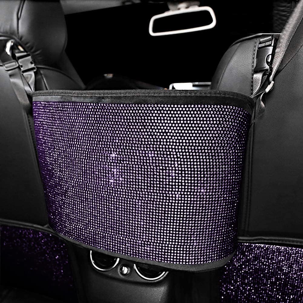 Crystal Car Organizers and Storage Purse Holder, Car Seat