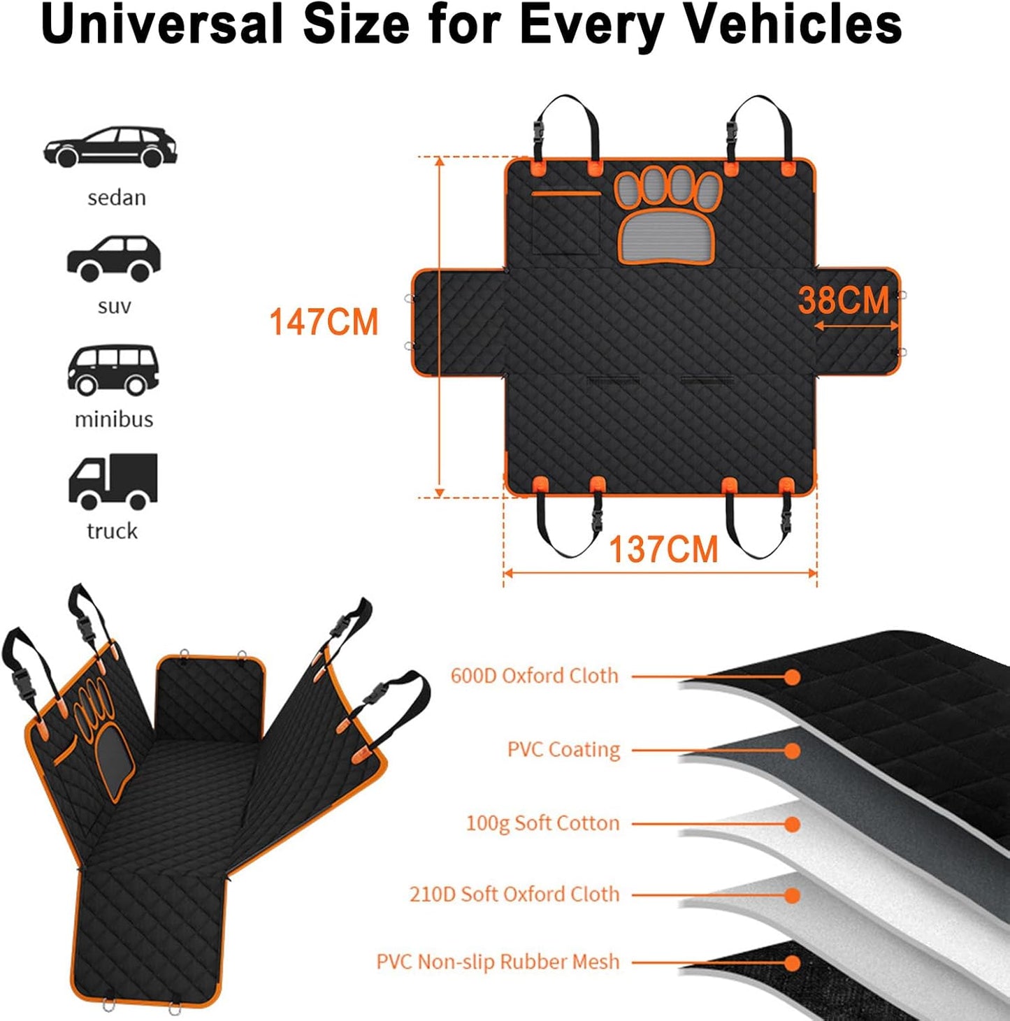 Dog Car Seat Cover for Chevrolet Blazer EV 2023–2025 2024