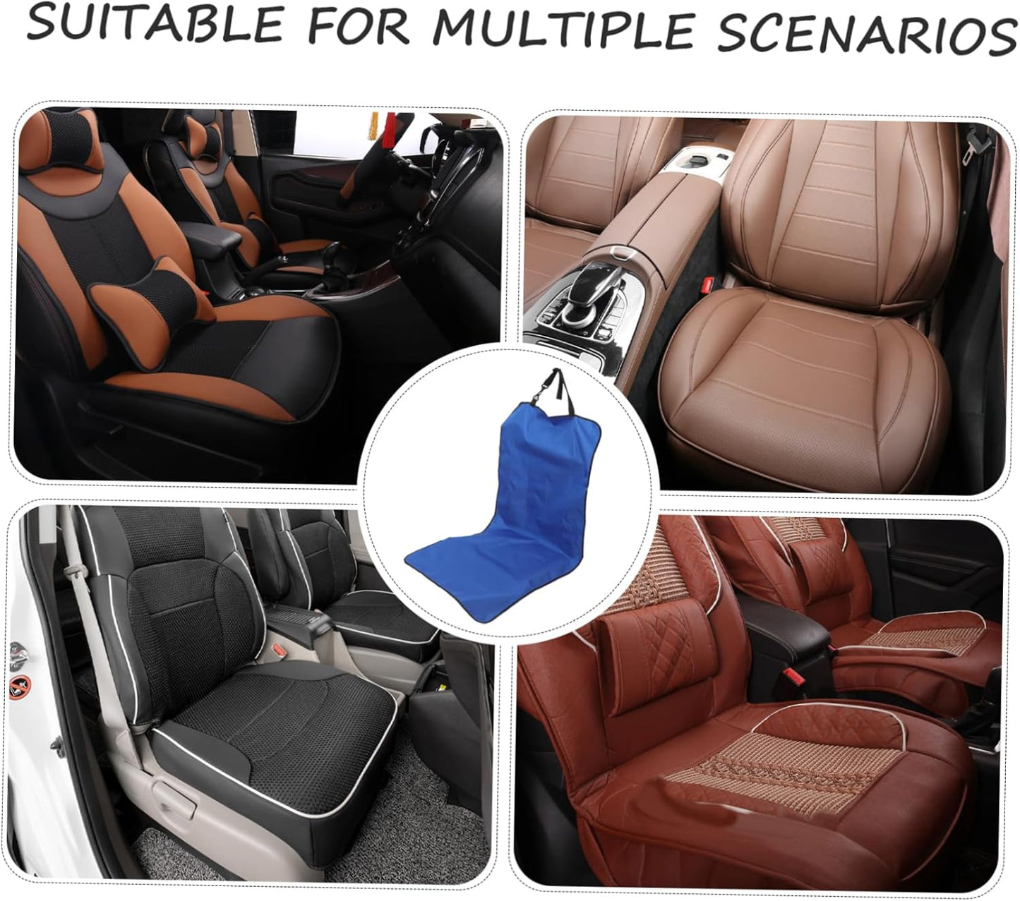 Pet Car Seat Cover Oxford Protector for Front Back Seats