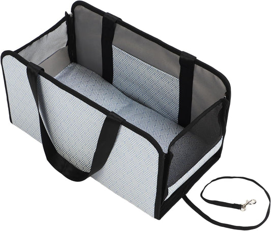 Center Console Dog Car Seat, Washable Foldable Adjustable