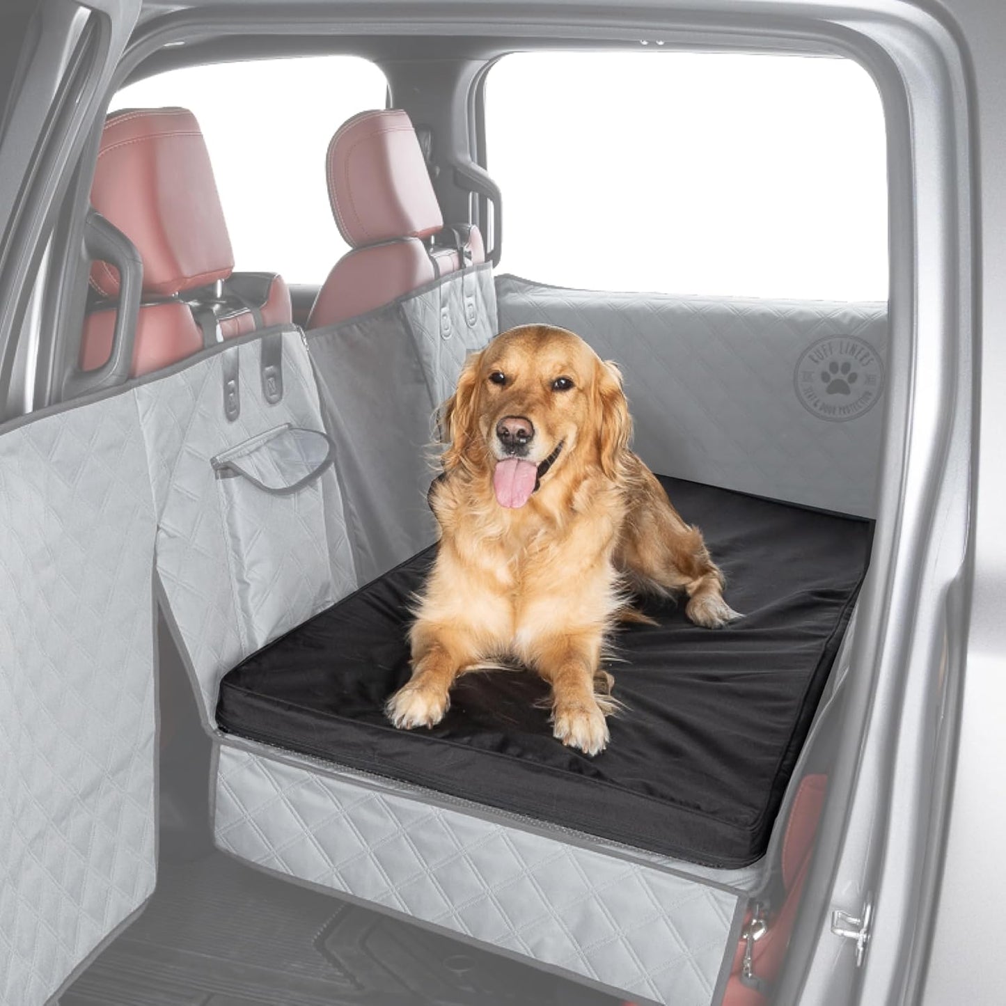 Dog Bed for Car Back Seat, Medium Black – As Seen on Shark