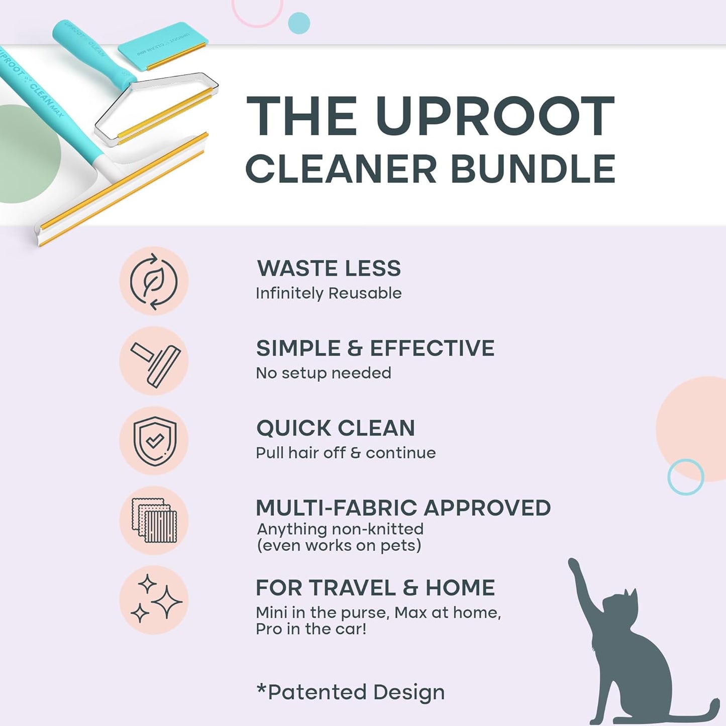 Fur-Nado Survival Kit - Uproot Cleaner Pro Pet Hair Remover
