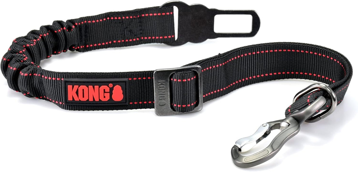KONG Deluxe Swivel Tether,Black/Red Extra Large
