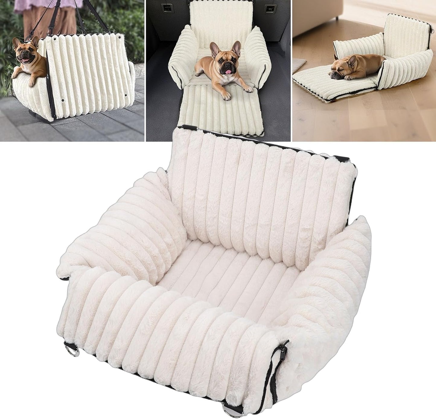 Dog Car Seat Lightweight Foldable Portable Pet with U