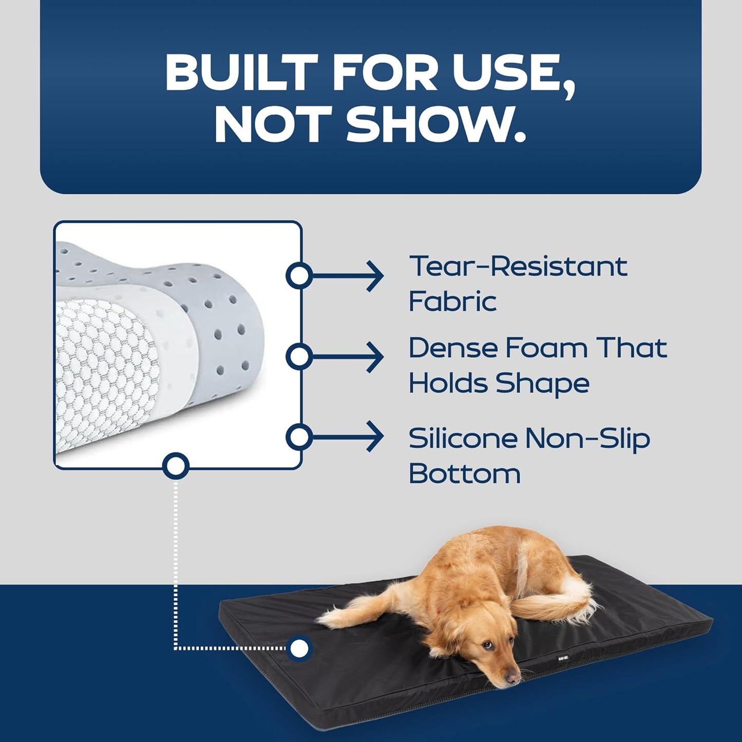 Dog Bed for Car Back Seat, Medium Black – As Seen on Shark
