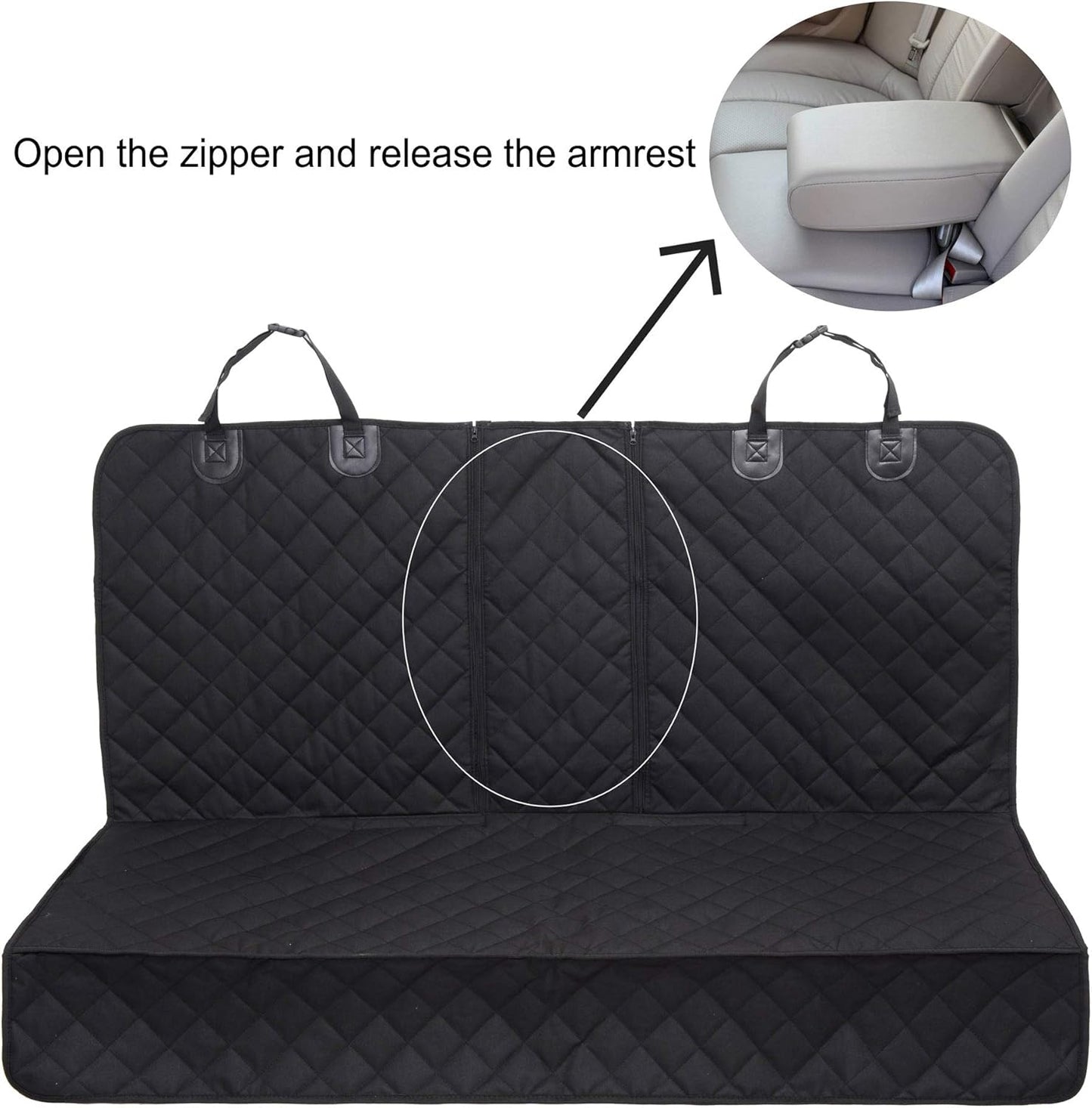 Dog Seat Cover, Bench Seat Cover Protector Pet Back Seat