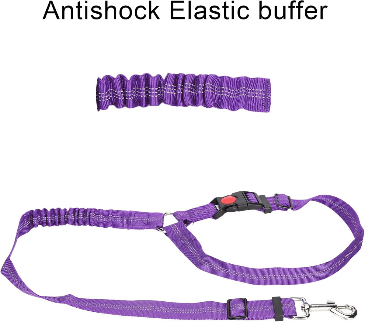 Dog Seat Belt for Cars, Reflective Safety Seatbelt Strap