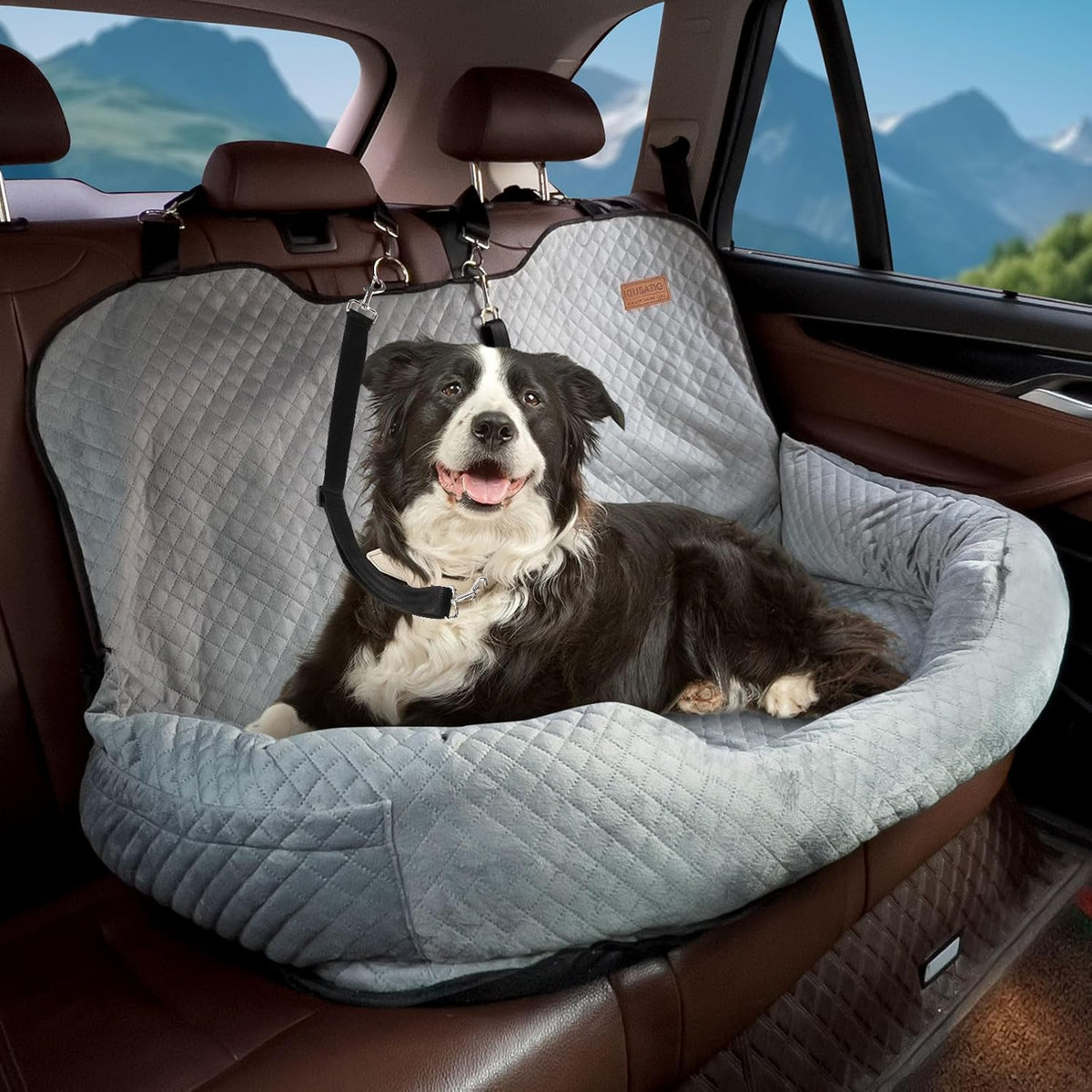 Dog Car Seat for Large/Medium Dog Pet Under 55 lbs or 2