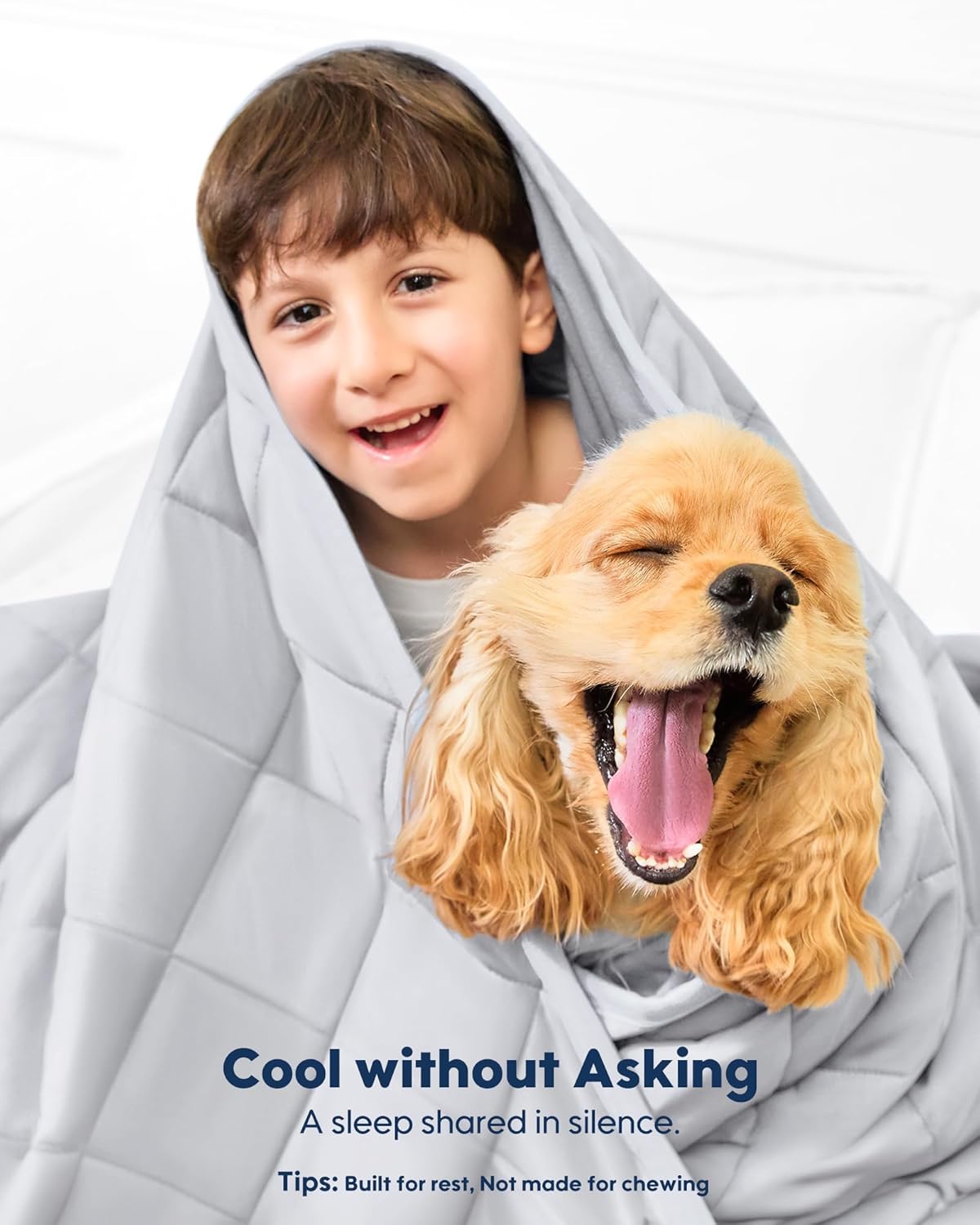 KASBAH Dog Cooling Blanket & Mat, Waterproof Pet Blankets for Couch, Bed and Car Seat, Washable Reversible Dog Blanket Throw (Cool & Warm), Q-MAX >0.5, 28 x 40 Inch