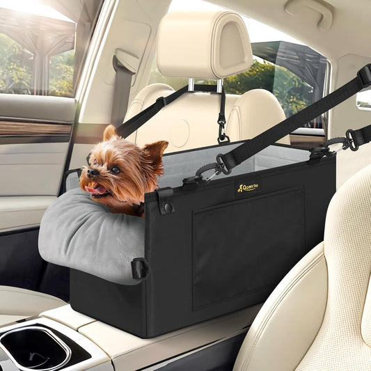 Dog Car Seats for Small Dogs Up to 11lbs, Portable Center