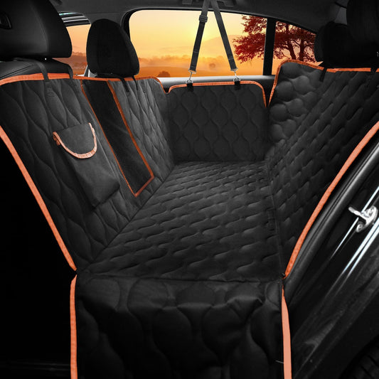 Waterproof Dog Car Seat Cover for Back Seat,Collapsible
