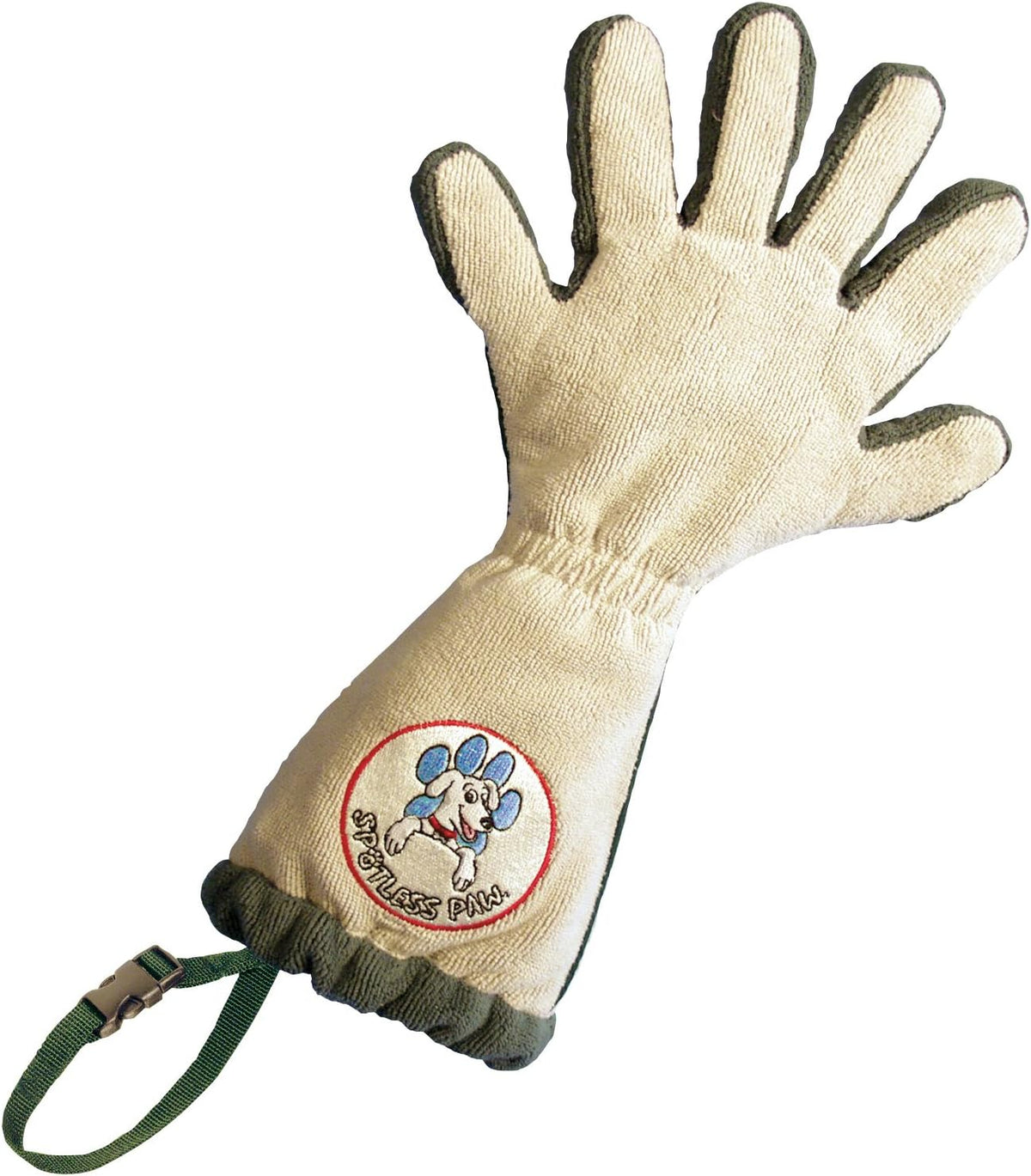 Pet Grooming Gloves with Loop - Made of Microfiber Fabric