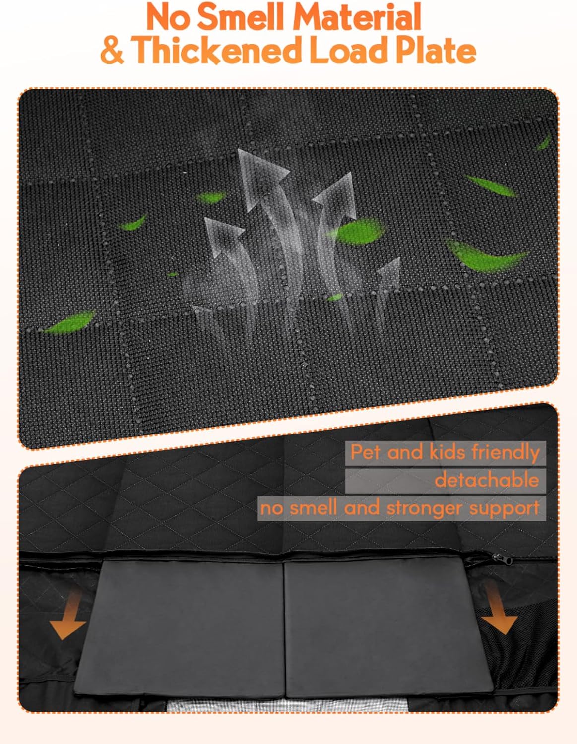 Car Back Seat Extender for Dogs Waterproof Pet Hammock for