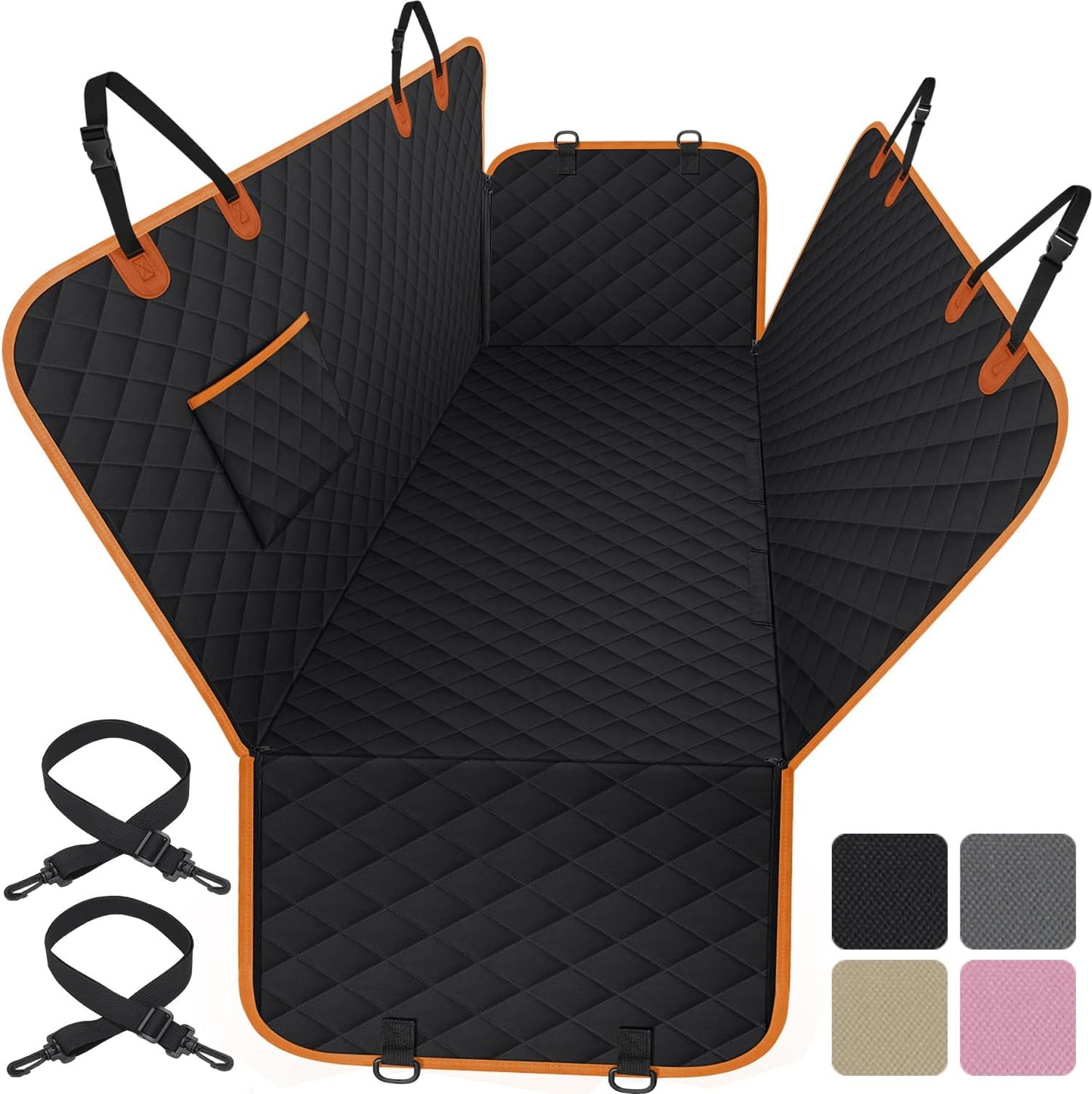 Dog Car Seat Cover for Back Seat Hammock 600D Waterproof