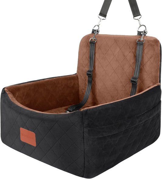 Dog Car Seat for Small Dogs Under 30lbs,Ultra Soft Fabric &