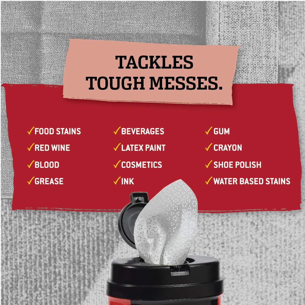 Carpet, Rug, and Upholstery Cleaning Wipes - Extra Strength