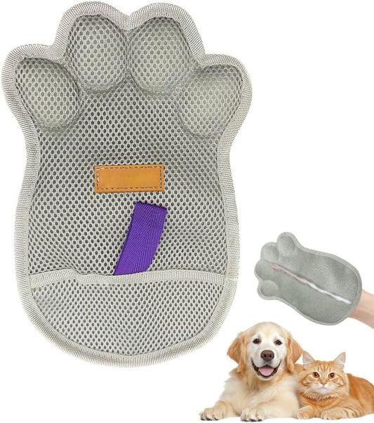 Pet Hair Removal Glove,Static Double-Sided Adhesion Dogs