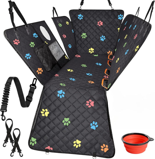 Large Dog Car Seat Cover for Back Seat Durable 600D 6-Layer