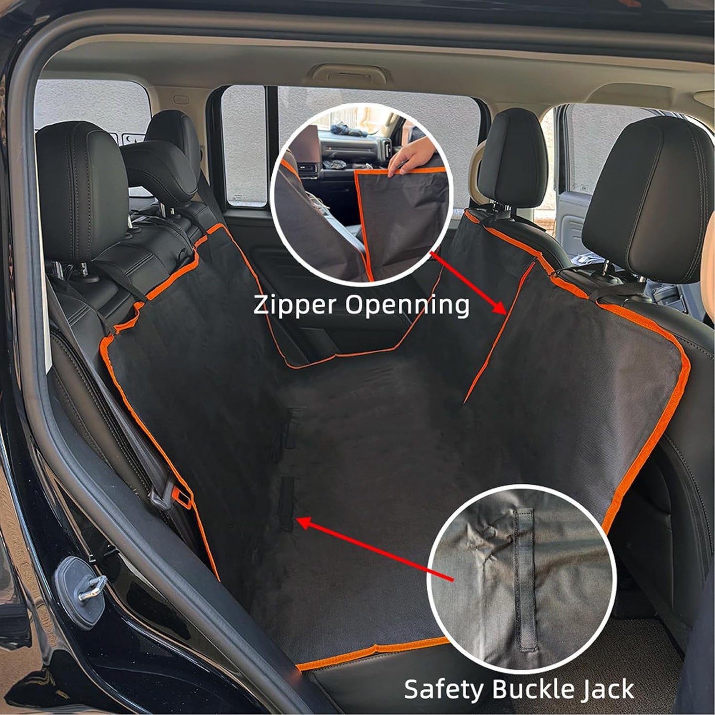 Back Seat Extender for Dogs | Waterproof Non-Slip Mat, Back