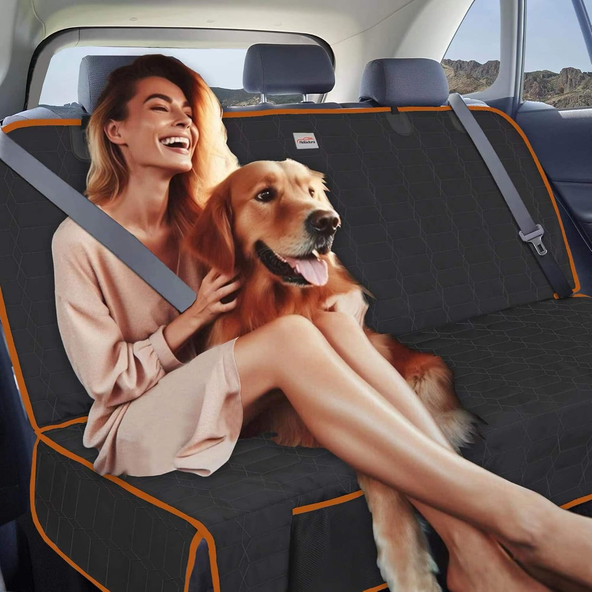 Dog Seat Cover for Back Seat Waterproof Bench Seat Covers