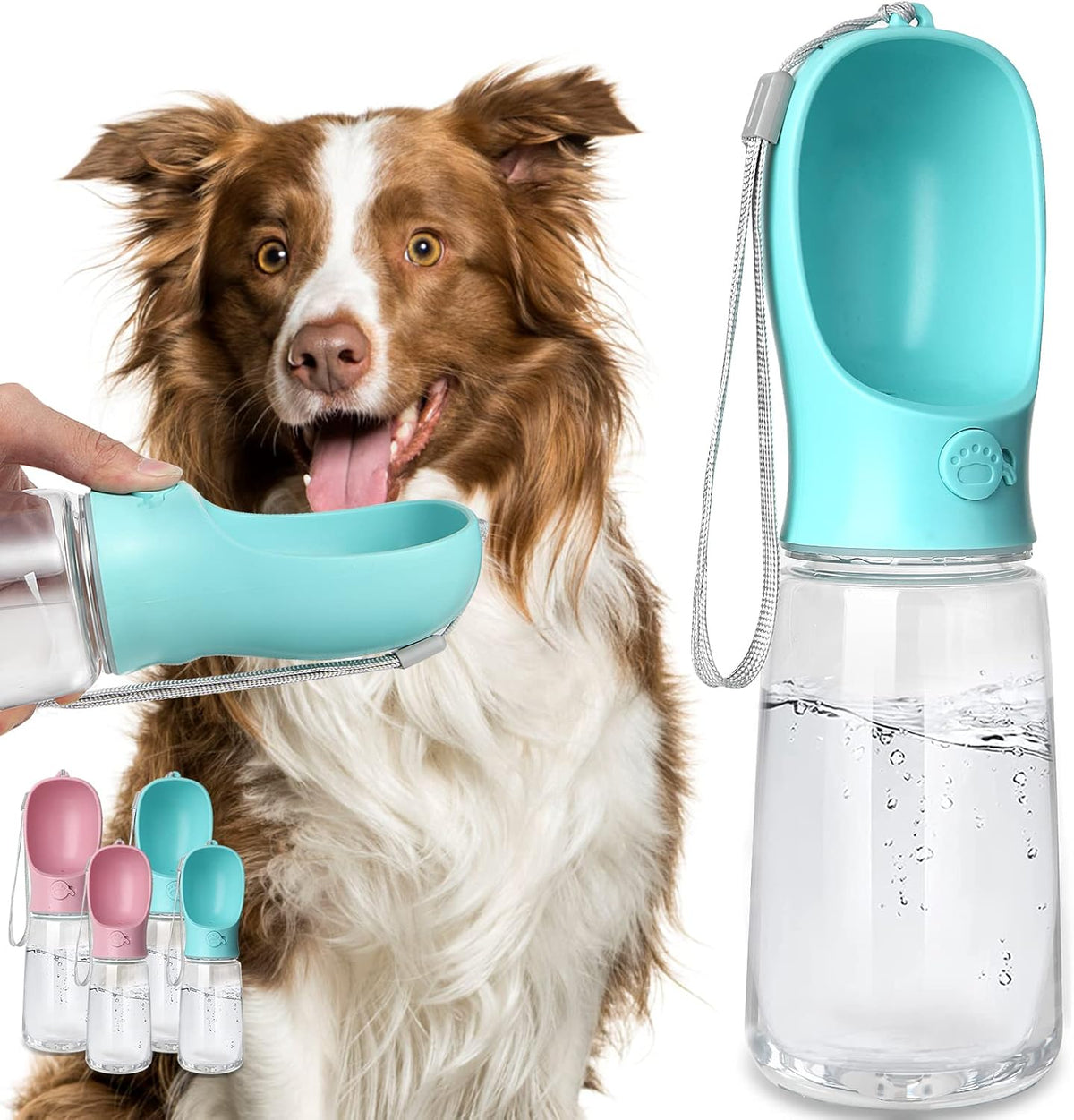 Dog Water Bottle, Leak Proof Portable Puppy Water Dispenser