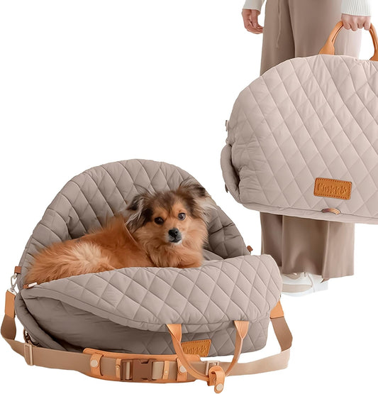 Dog Car Seat for Small Dogs – 3-in-1 Travel Carrier
