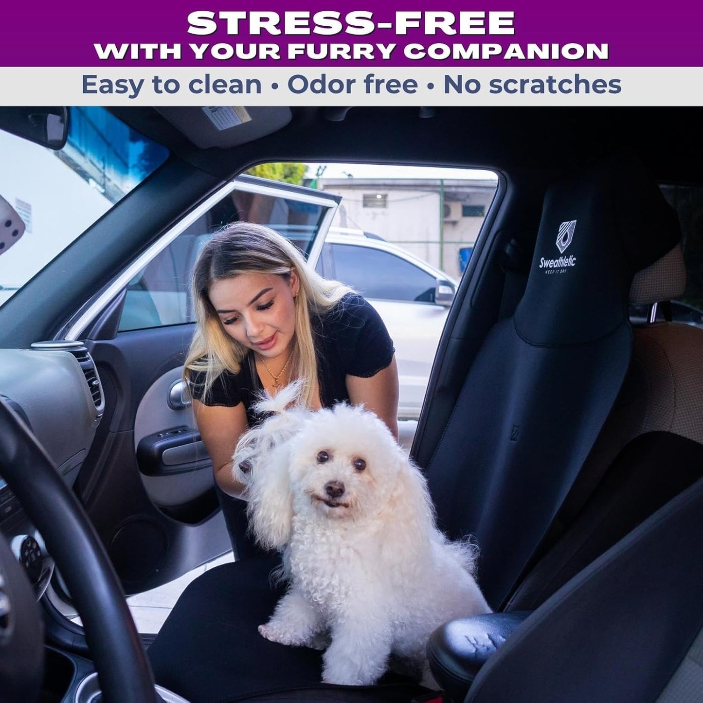 SweatSo Car Seat Protector Waterproof Car Seat Cover