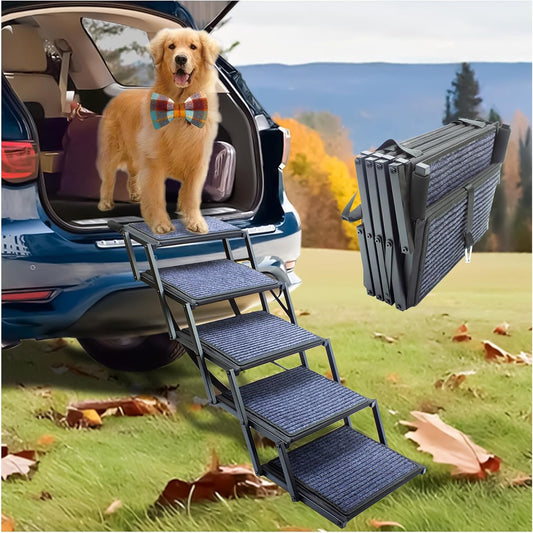 Dog Ramp for Car Truck and SUV Dog Stairs for Large Dogs