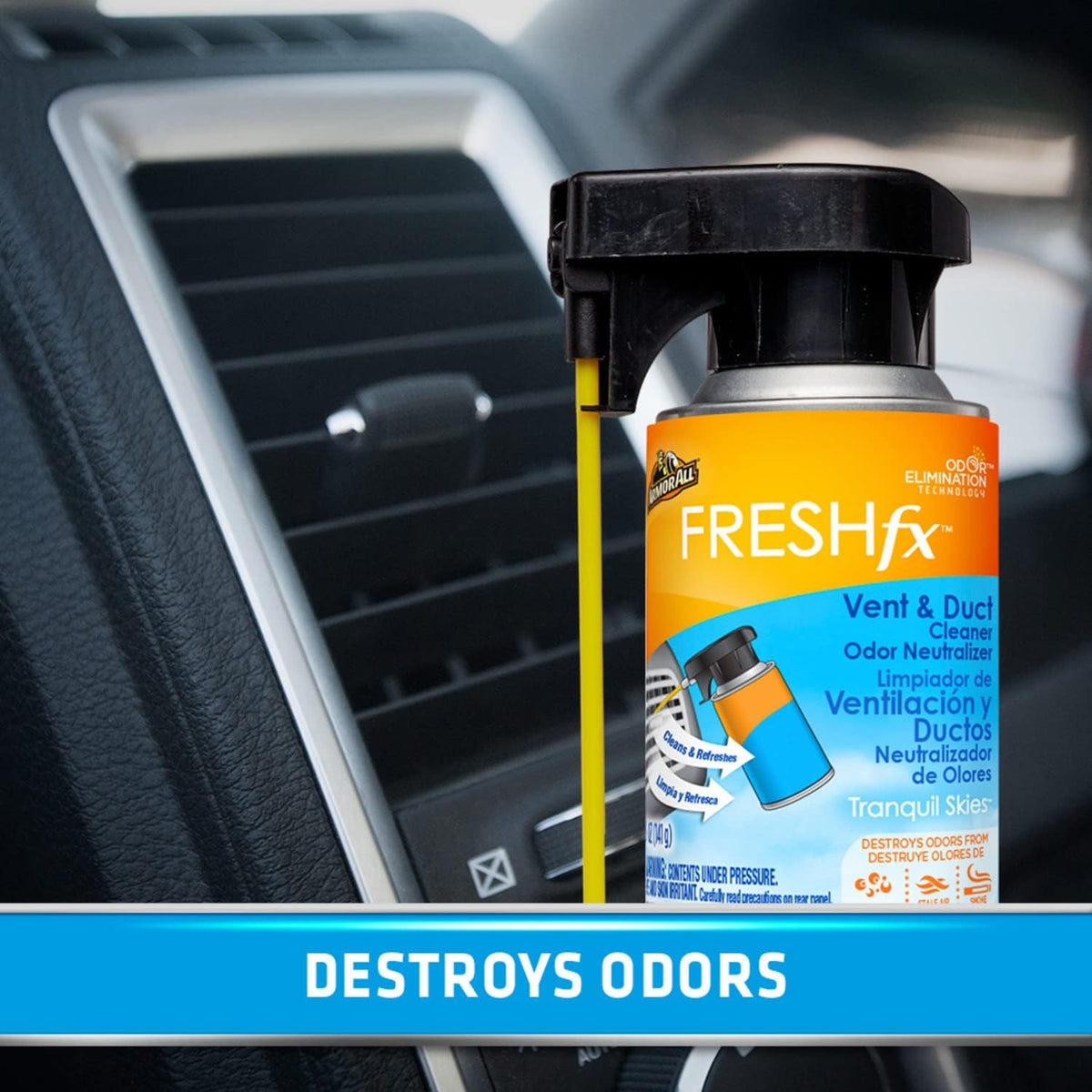 Car Air Freshener and Cleaner, Odor Eliminator Spray for