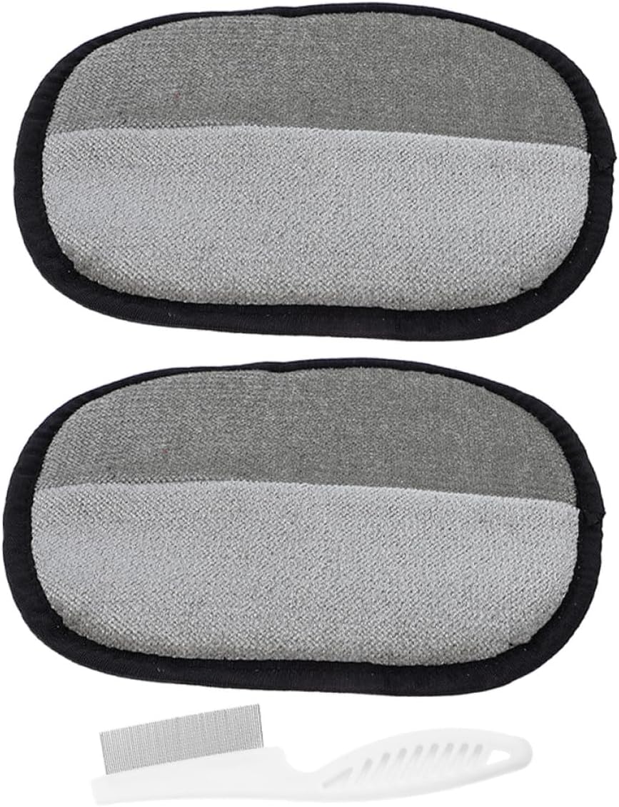 3pcs Pet Hair Removal Gloves with Electrostatic Brush