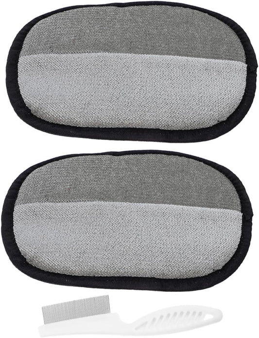 3pcs Pet Hair Removal Gloves with Electrostatic Brush