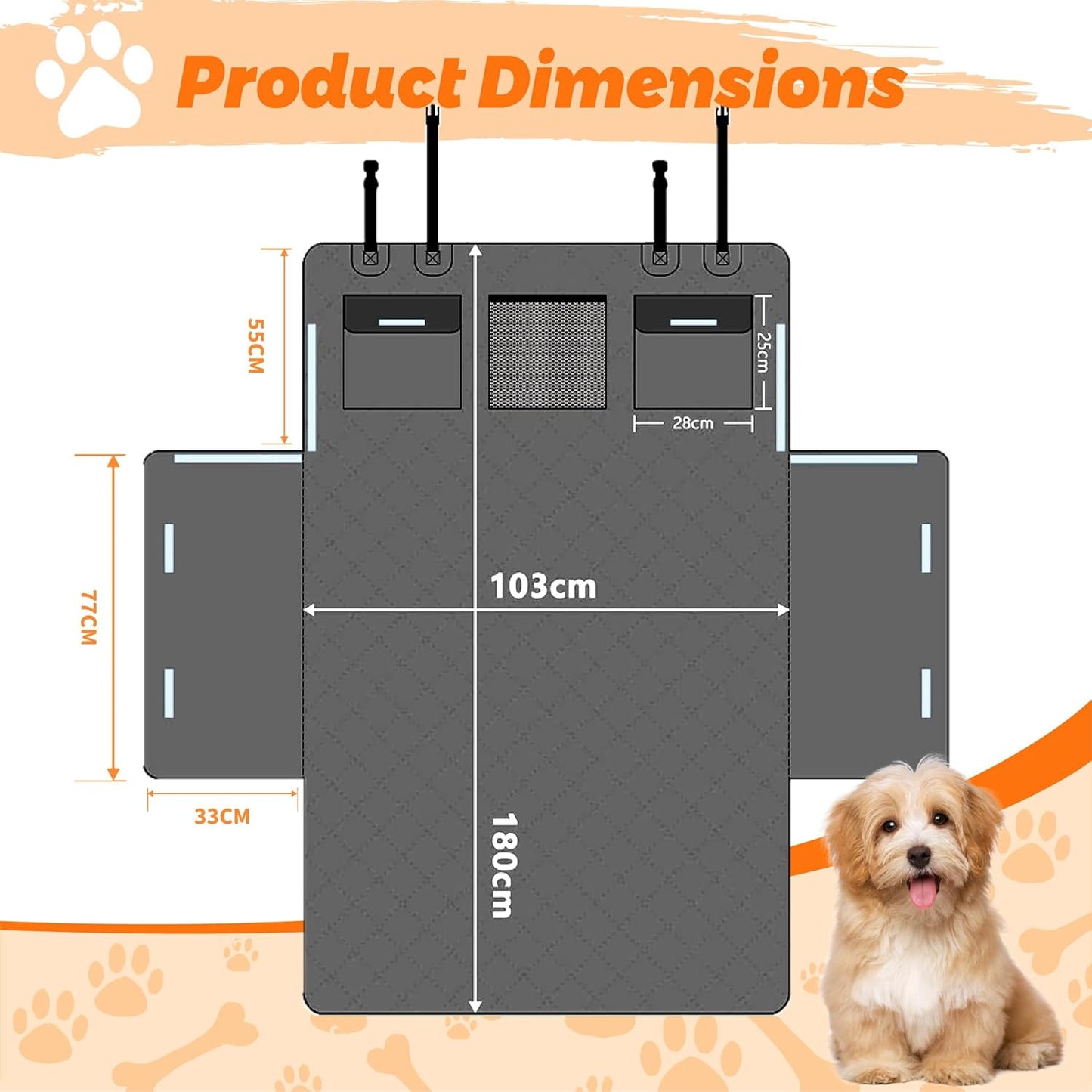 Cargo Liner for Dogs for Lincoln Blackwood Mark LT