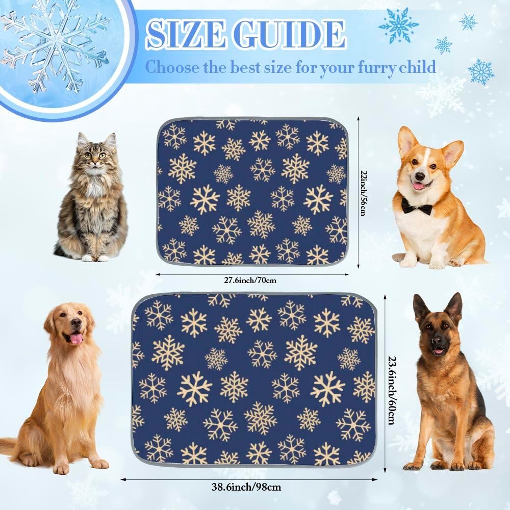 Cat Dog Cooling Pad Ice Silk Cooling Mat for Dog Crate Cool