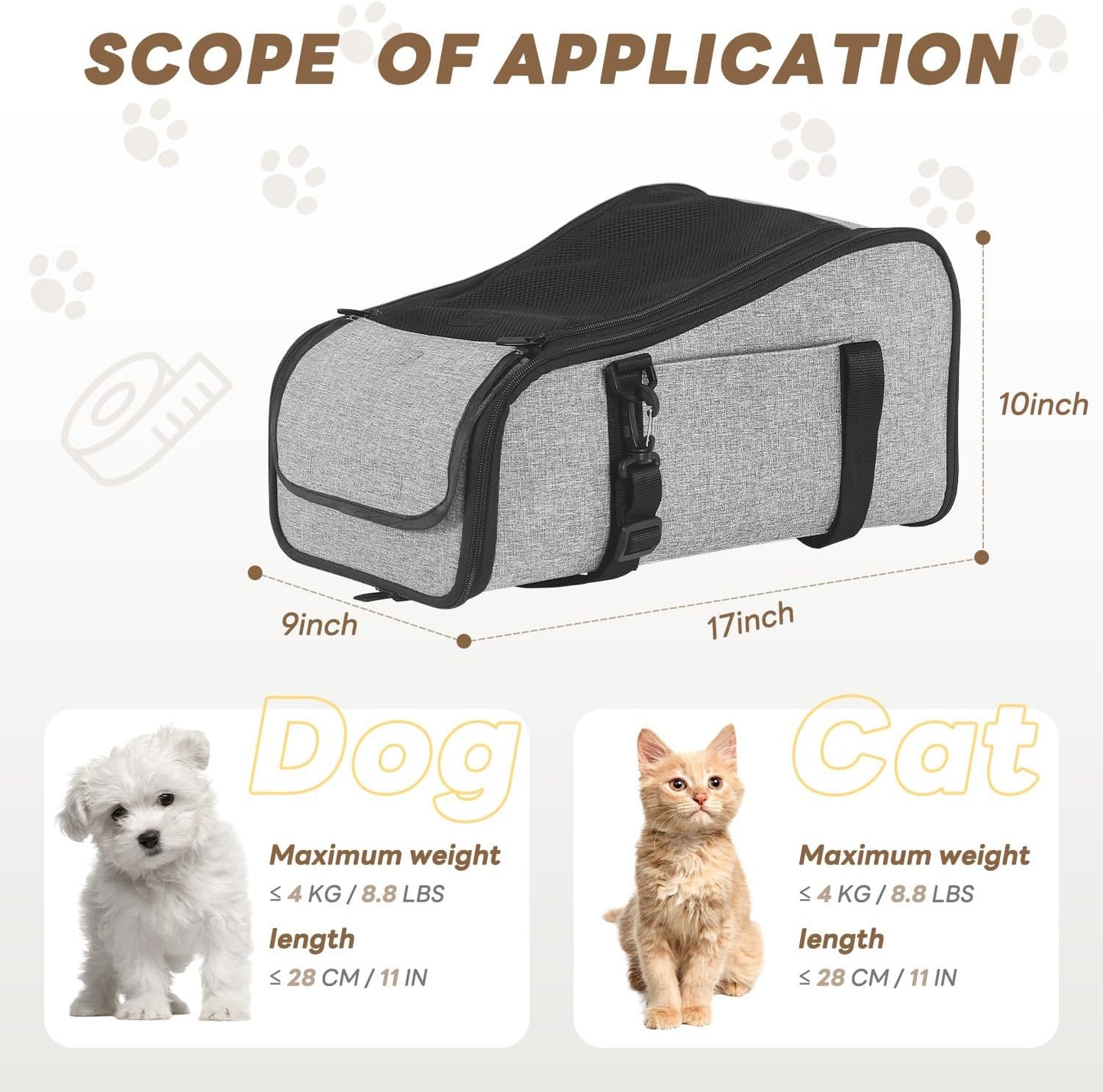 Dog Car Seat Pets Center Console Portable Booster Seats