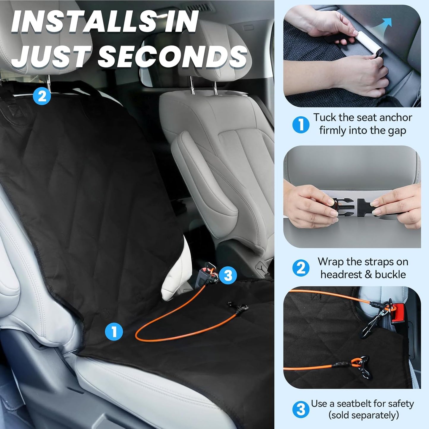 Dog Front Seat Cover Seatflex Car Seat Protector for Dog