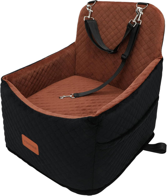 Dog Booster Car Seat,Interior Height 6 Inches Elevated Pet