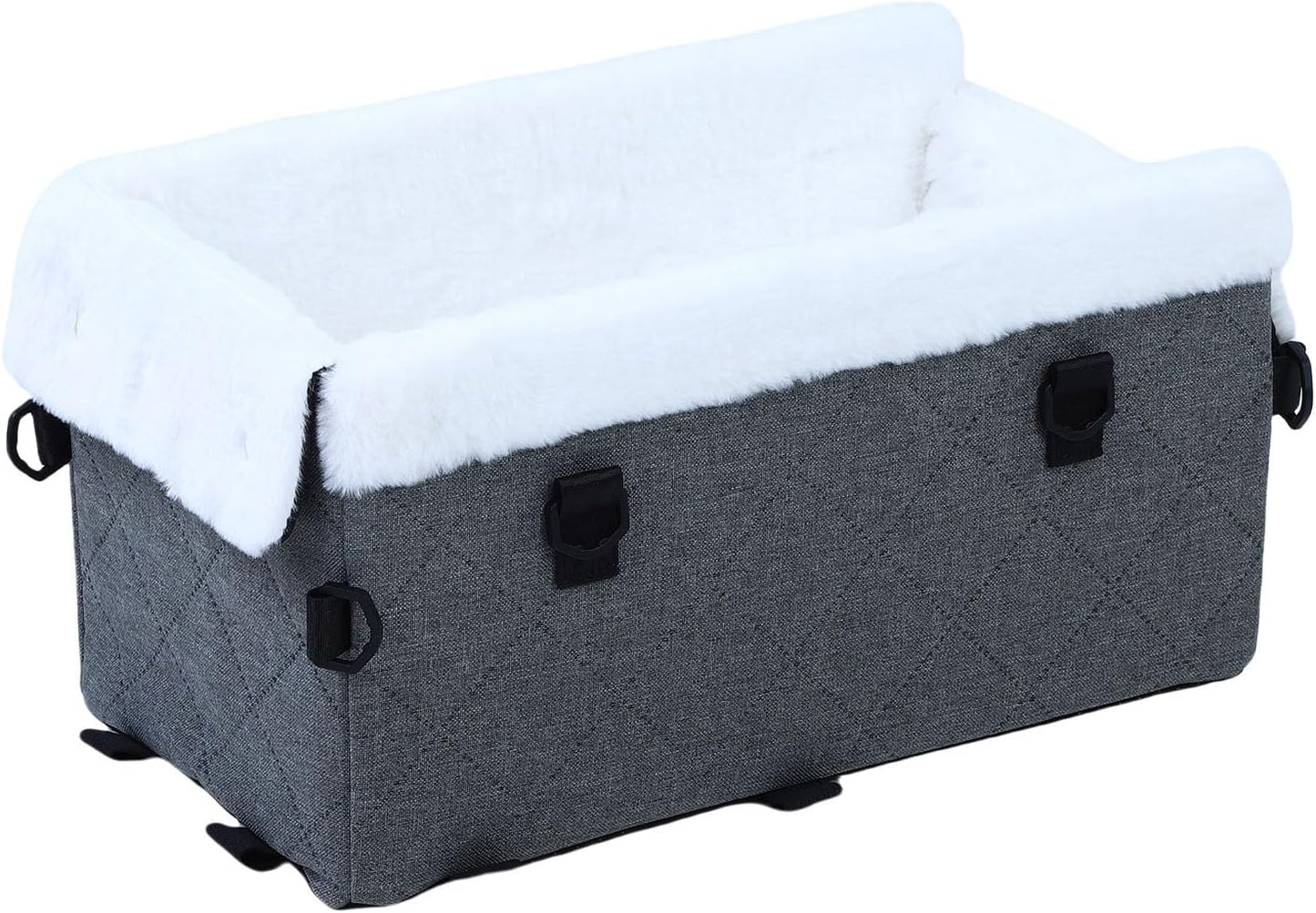Portable Dog Car Seat, Soft Polyester Material, Secure