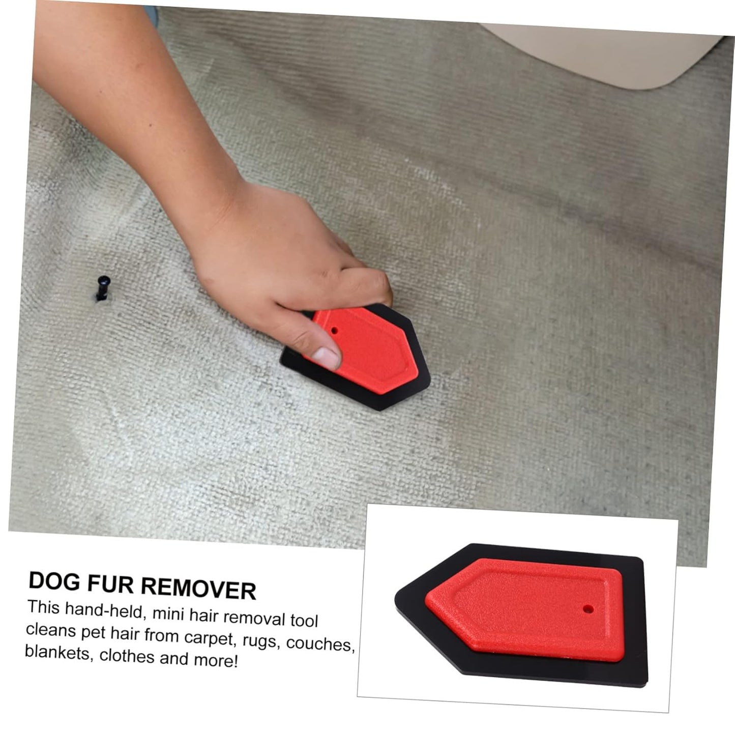 Pet Hair Remover Tool Lint Brush for Carpets Sofas and