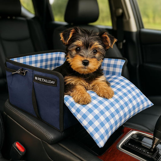 Center Console Dog Car Seat for Small Dogs Cats - Dog